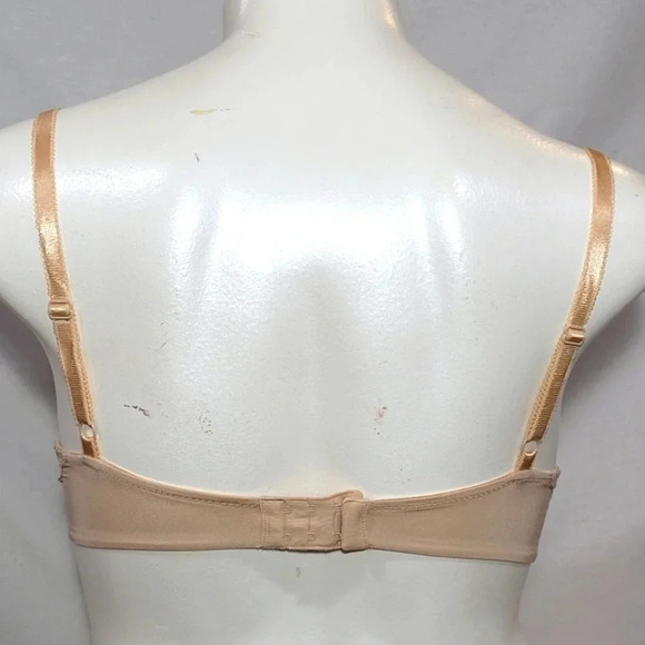 36D Lily of France 2175220 Lily‎ Of France Sensational Lace Push Up UW Bra Nude - Picture 3 of 3